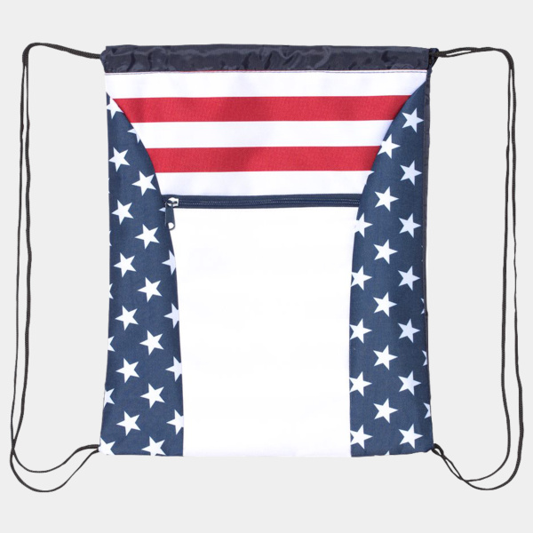 Patriotic Drawstring Bag Thumbnail