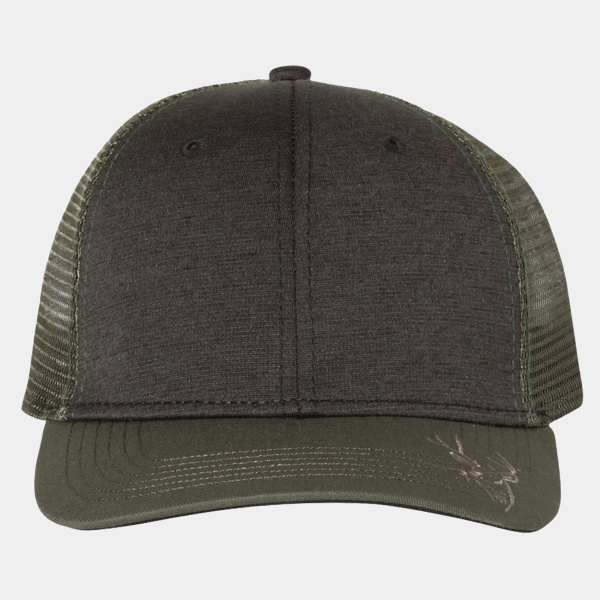 Structured Mid Profile Heather Trucker Hat Thumbnail