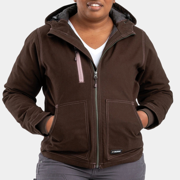 Ladies' Softstone Modern Full-Zip Hooded Jacket Thumbnail