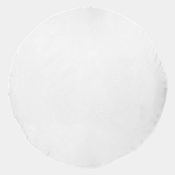 Round White Beach Towel Thumbnail