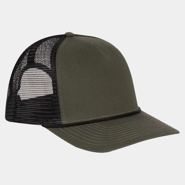 Cotton Retro Rope Trucker Hat Thumbnail