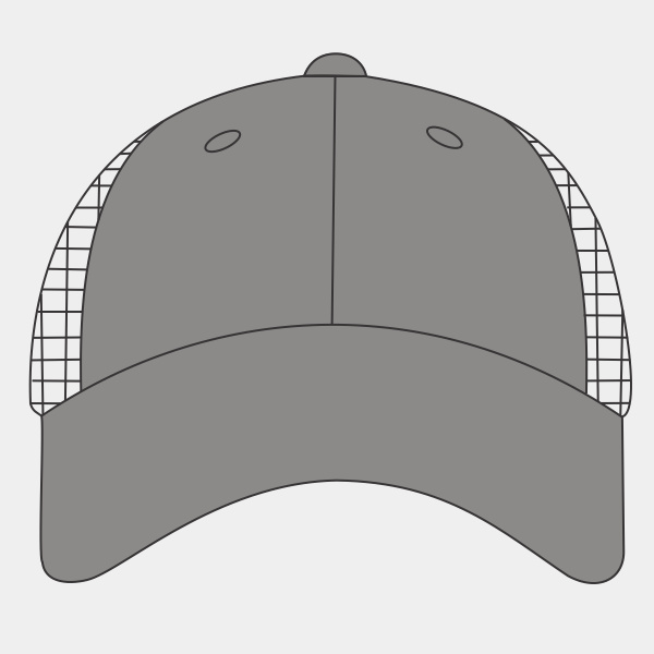 Heathered Cotton Polyester Trucker Hat Thumbnail