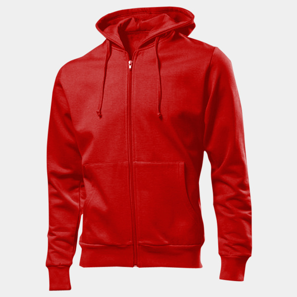 Adult USA Made Full-Zip Heavyweight Hooded Sweatshirt Thumbnail
