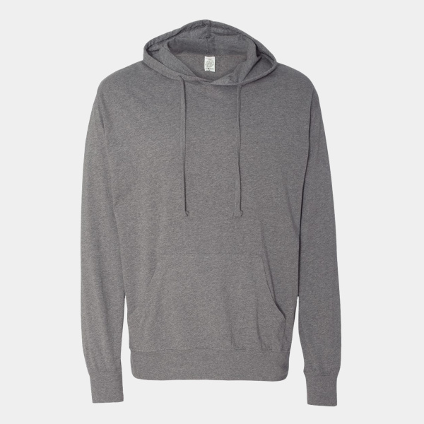 Unisex Lightweight Hooded Pullover T-Shirt Thumbnail