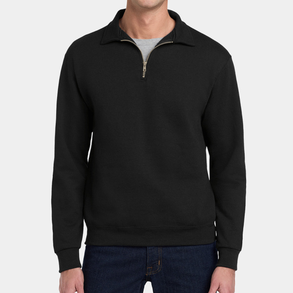 Super Sweats ® NuBlend ® 1/4 Zip Sweatshirt with Cadet Collar Thumbnail