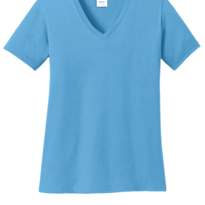 Women's Core Cotton V Neck Tee Thumbnail