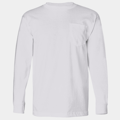 Unisex USA-Made Long Sleeve Pocket T-Shirt Thumbnail
