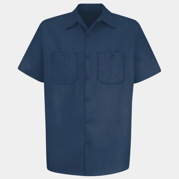 Men's Cotton Short Sleeve Uniform Shirt Thumbnail