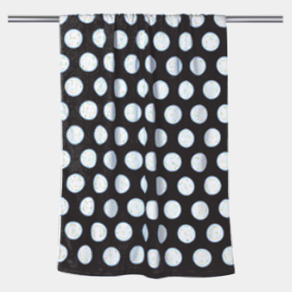 Polka Dot Velour Beach Towel Thumbnail
