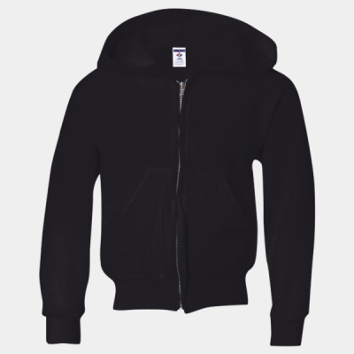 Youth NuBlend® Full-Zip Hooded Sweatshirt Thumbnail