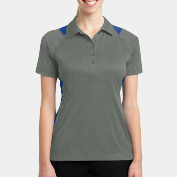 Women's Heather Colorblock Contender Polo Thumbnail