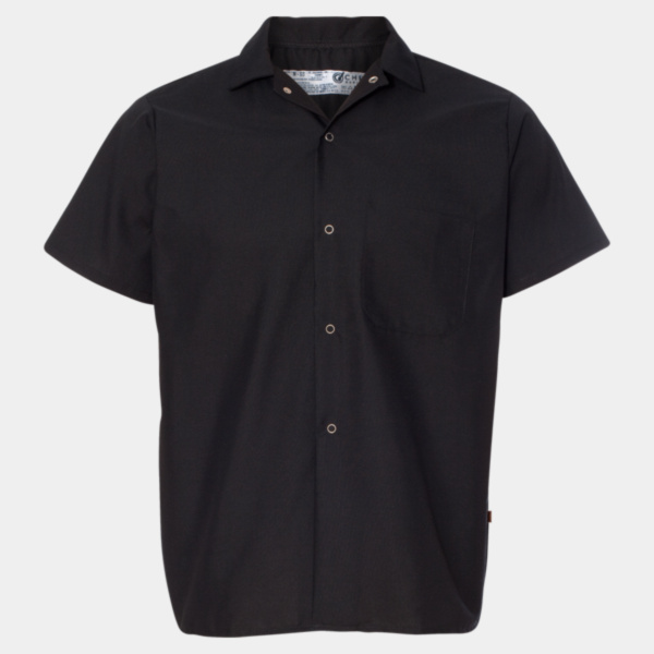 Poplin Cook Shirt with Gripper Closures Thumbnail