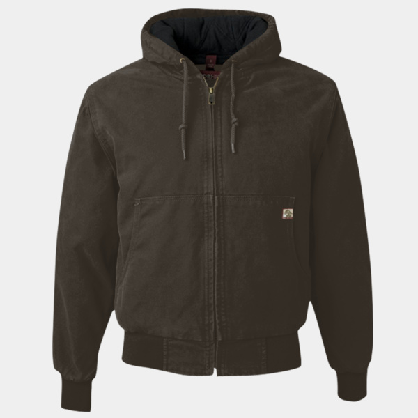 Men's Cheyenne Boulder Cloth™ Hooded Jacket with Tricot Quilt Lining Thumbnail