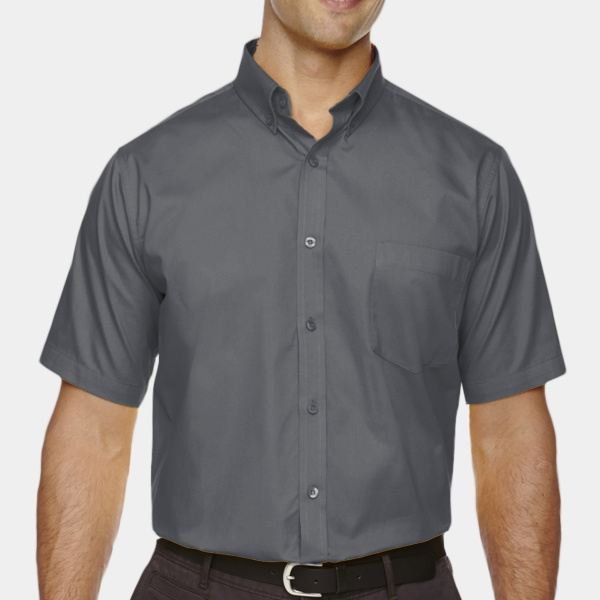 Men's Optimum Short-Sleeve Twill Shirt Thumbnail