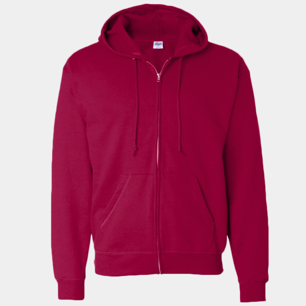 Unisex EcoSmart® Full-Zip Hooded Sweatshirt Thumbnail