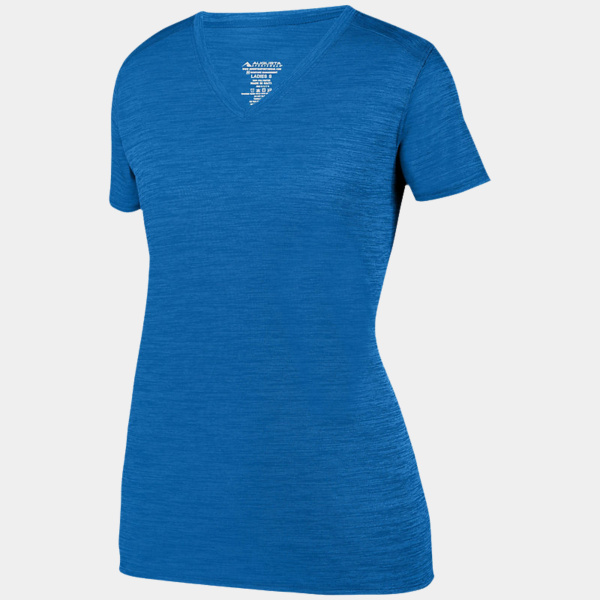 Women's Shadow Tonal Heather Training V-Neck T-Shirt Thumbnail