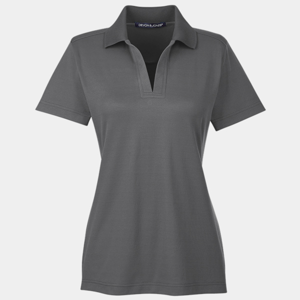CrownLux Performance® Ladies' Plaited Polo Thumbnail