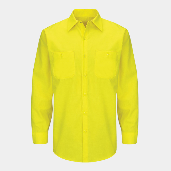 Men's Enhanced & Hi-Visibility Long Sleeve Work Shirt Thumbnail