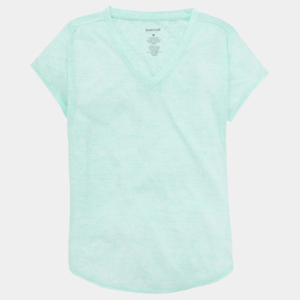 Girls' Snow Heather V-Neck T-Shirt Thumbnail