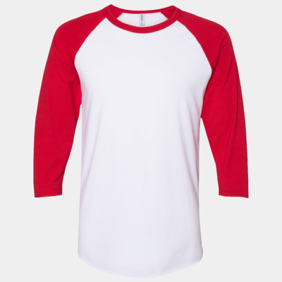 Premium Blend Ringspun Three-Quarter Sleeve Raglan Baseball T-Shirt Thumbnail