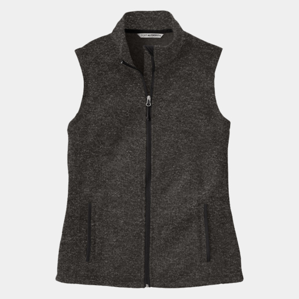 Women's Sweater Fleece Vest Thumbnail