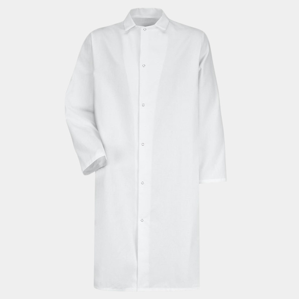 Unisex Gripper - Front Butcher Frock - No Pockets Thumbnail