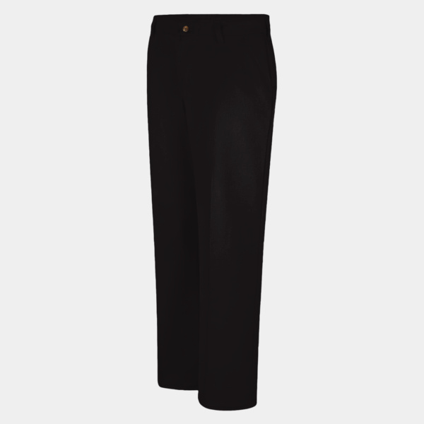 Women's Extended Sizes Plain Front Cotton Pants Thumbnail