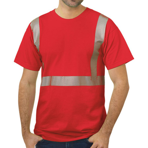 Unisex USA-Made Hi-Visibility Comfort Trim T-Shirt Thumbnail