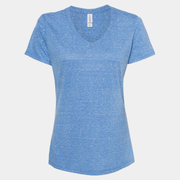 Women's Snow Heather Jersey V-Neck T-Shirt Thumbnail