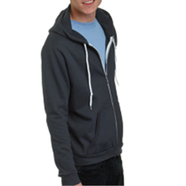 Unisex USA-Made Full-Zip Fleece HoodedSweatshirt Thumbnail