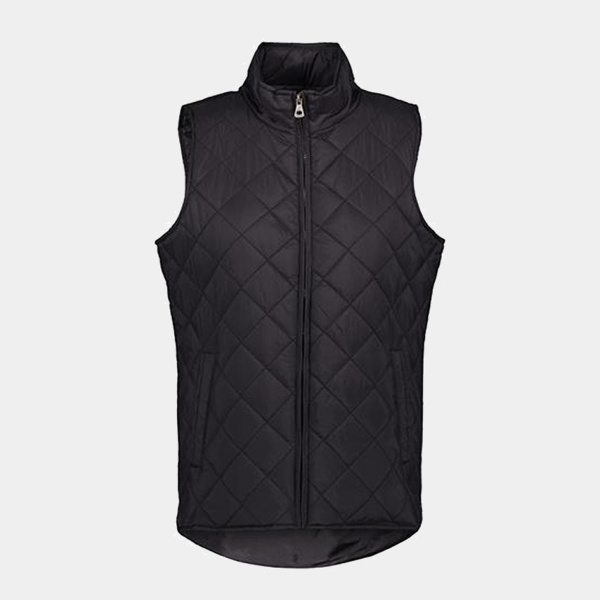 Women's Vintage Diamond Quilted Vest Thumbnail