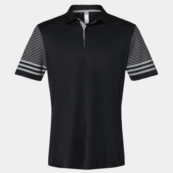 Men's Striped Sleeve Polo Thumbnail