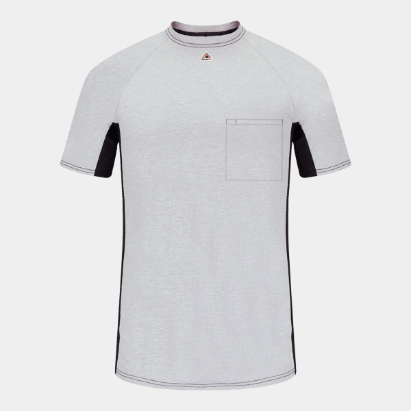 Men's FR Two-Tone Base Layer with Concealed Chest Pocket- EXCEL FR Thumbnail