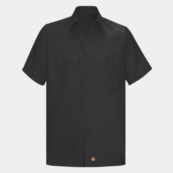 Men's Tall Ripstop Short Sleeve Work Shirt Thumbnail