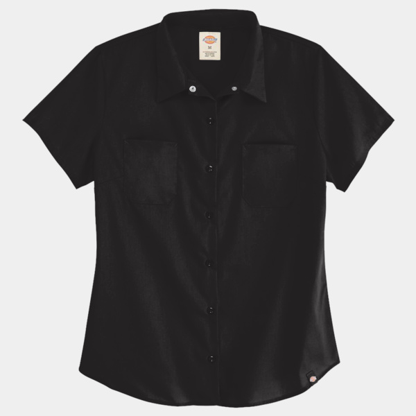 Women's Industrial Short Sleeve Work Shirt Thumbnail