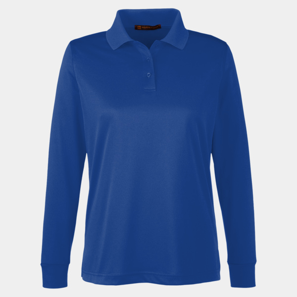 Ladies' Advantage Snag Protection Plus IL Long Sleeve Polo Thumbnail